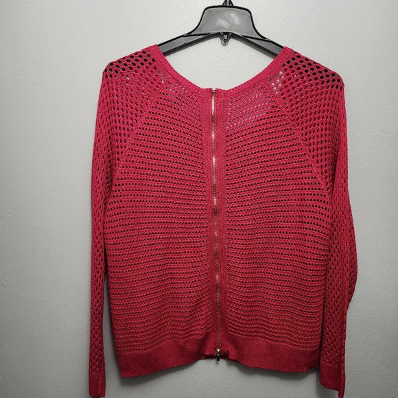 Soho women's blouse top size XL red mesh sweater new without tags - Picture 5 of 7